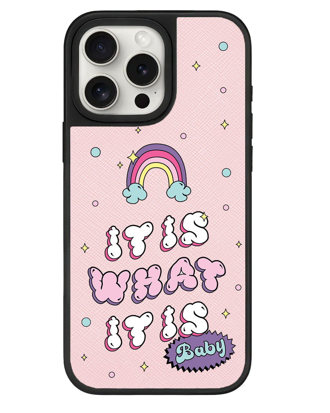 iPhone Leather Grip - It Is What It Is Baby