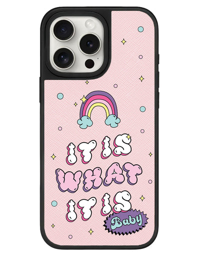 iPhone Leather Grip - It Is What It Is Baby