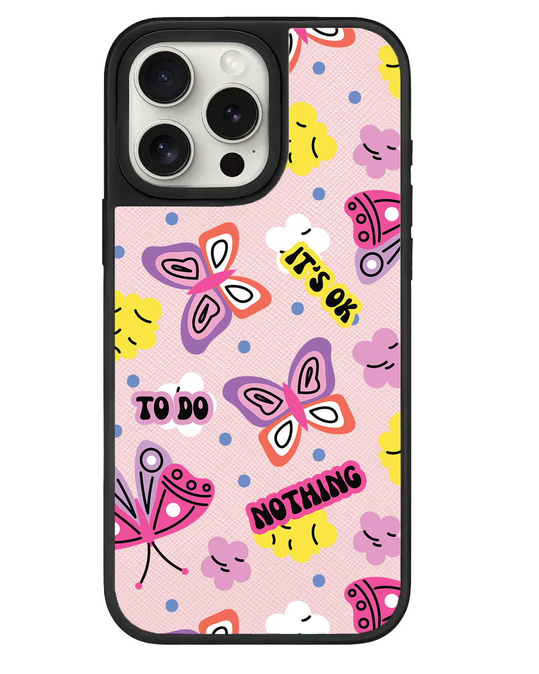 iPhone Leather Grip - It's OK to do Nothing