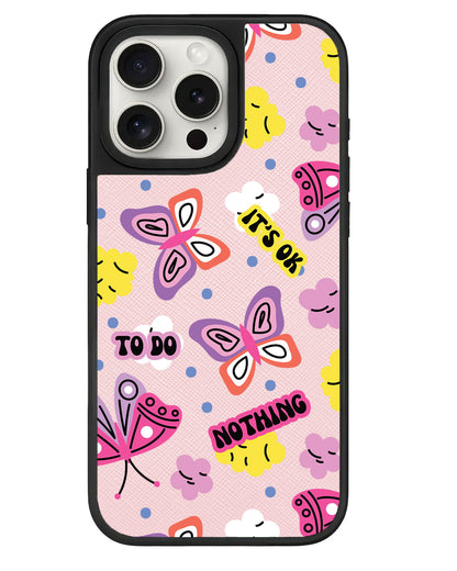 iPhone Leather Grip - It's OK to do Nothing