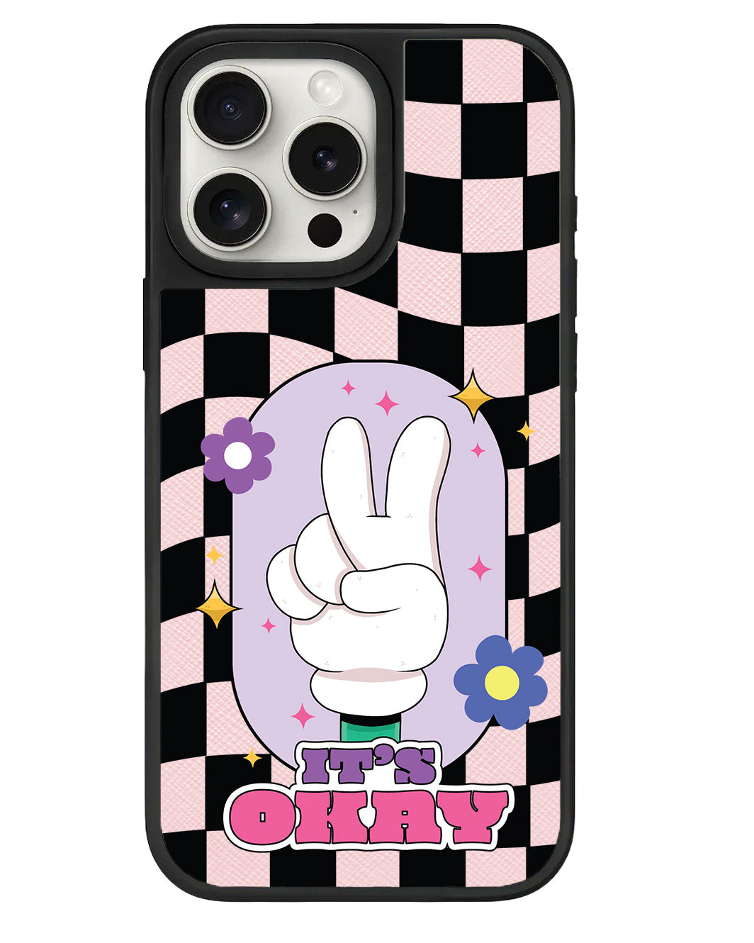 iPhone Leather Grip - It's OK