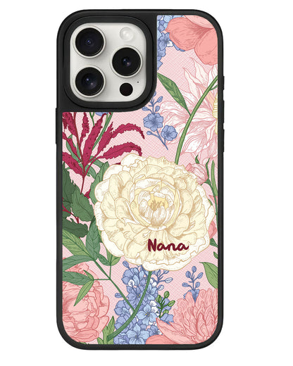 iPhone Leather Grip - July Delphinium