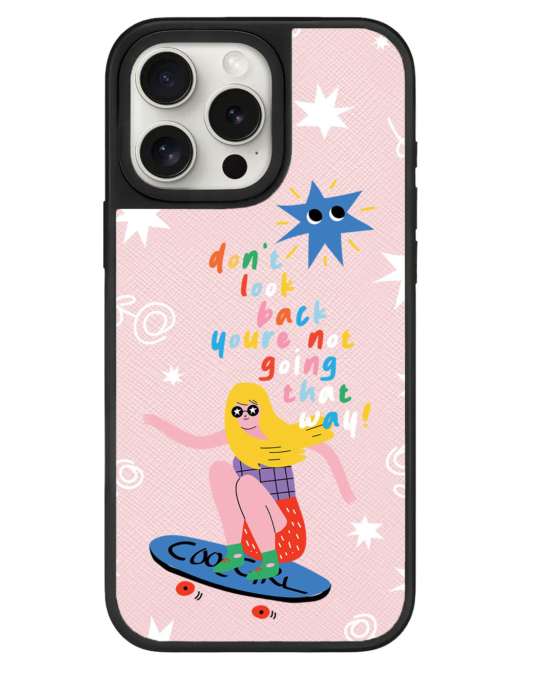 iPhone Leather Grip - Keep Moving