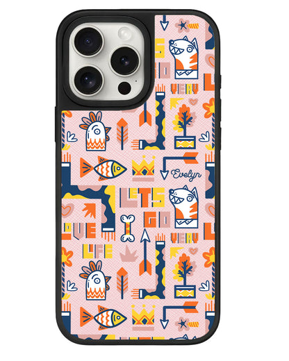 iPhone Leather Grip - Life in Colour