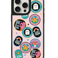 iPhone Leather Grip Case - Monster Sticker Pack