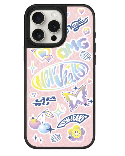 iPhone Leather Grip - New Jeans OMG 1.0