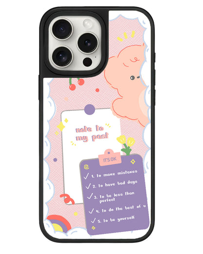 iPhone Leather Grip - Note to my Past