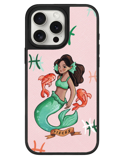 iPhone Leather Grip - Pisces