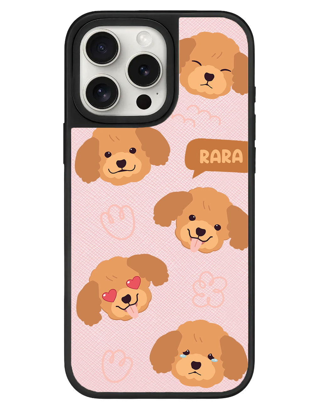 iPhone Leather Grip - Poodle Squad 3.0