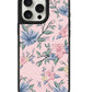 iPhone Leather Grip - Pink & Blue Florals