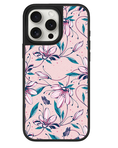 iPhone Leather Grip - Pink Tulip