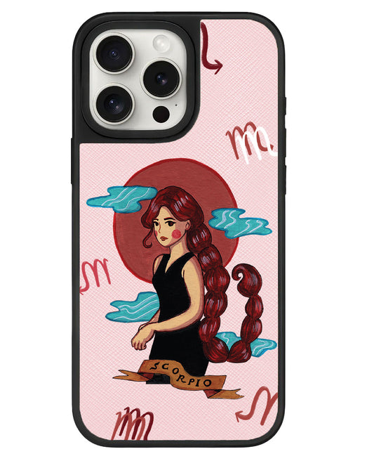 iPhone Leather Grip - Scorpio