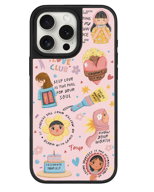 iPhone Leather Grip - Self Love Club