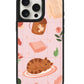 iPhone Leather Grip Case - Sleepy Autumn