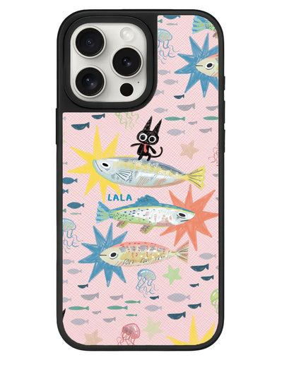 iPhone Leather Grip - The Fish Surfer
