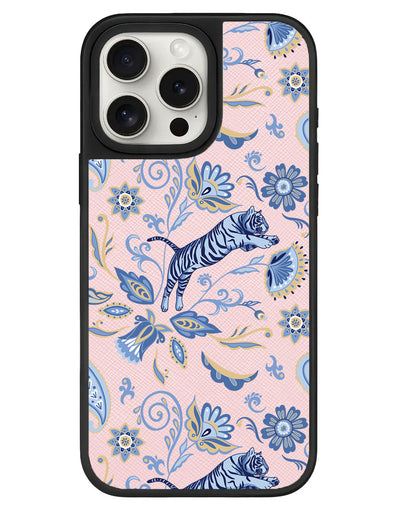 iPhone Leather Grip - Tiger & Floral 1.0