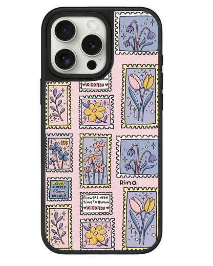 iPhone Leather Grip - Time to Bloom