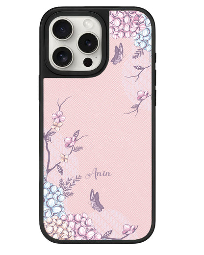 iPhone Leather Grip - Batik Floral
