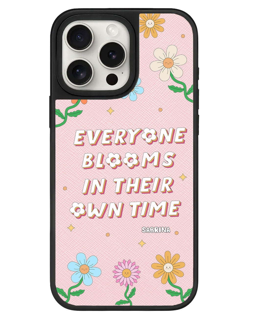 iPhone Leather Grip - Blooms