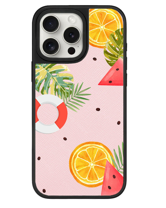 iPhone Leather Grip - Caribbean Vibes