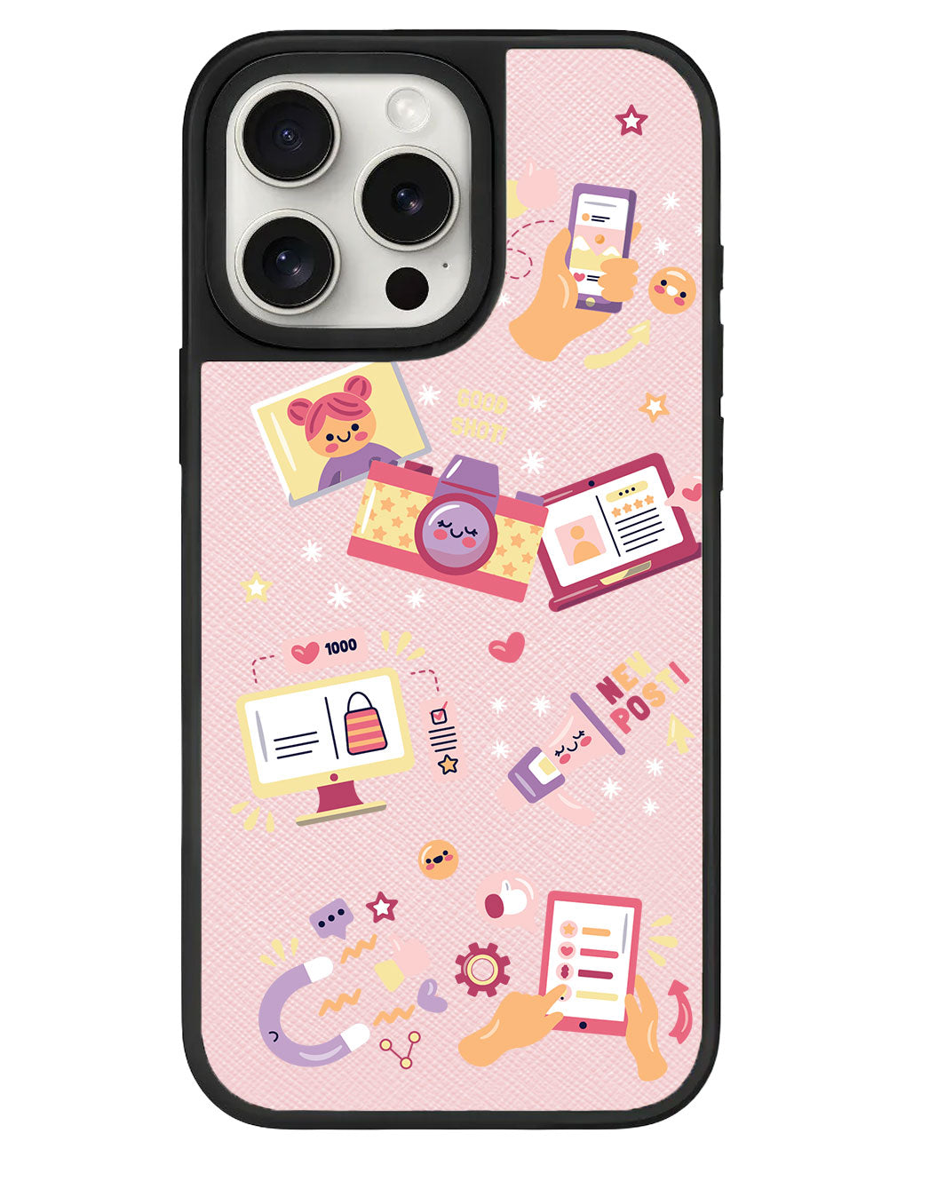 iPhone Leather Grip - Content Creator
