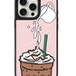 iPhone Leather Grip Case - Coffee Frappe