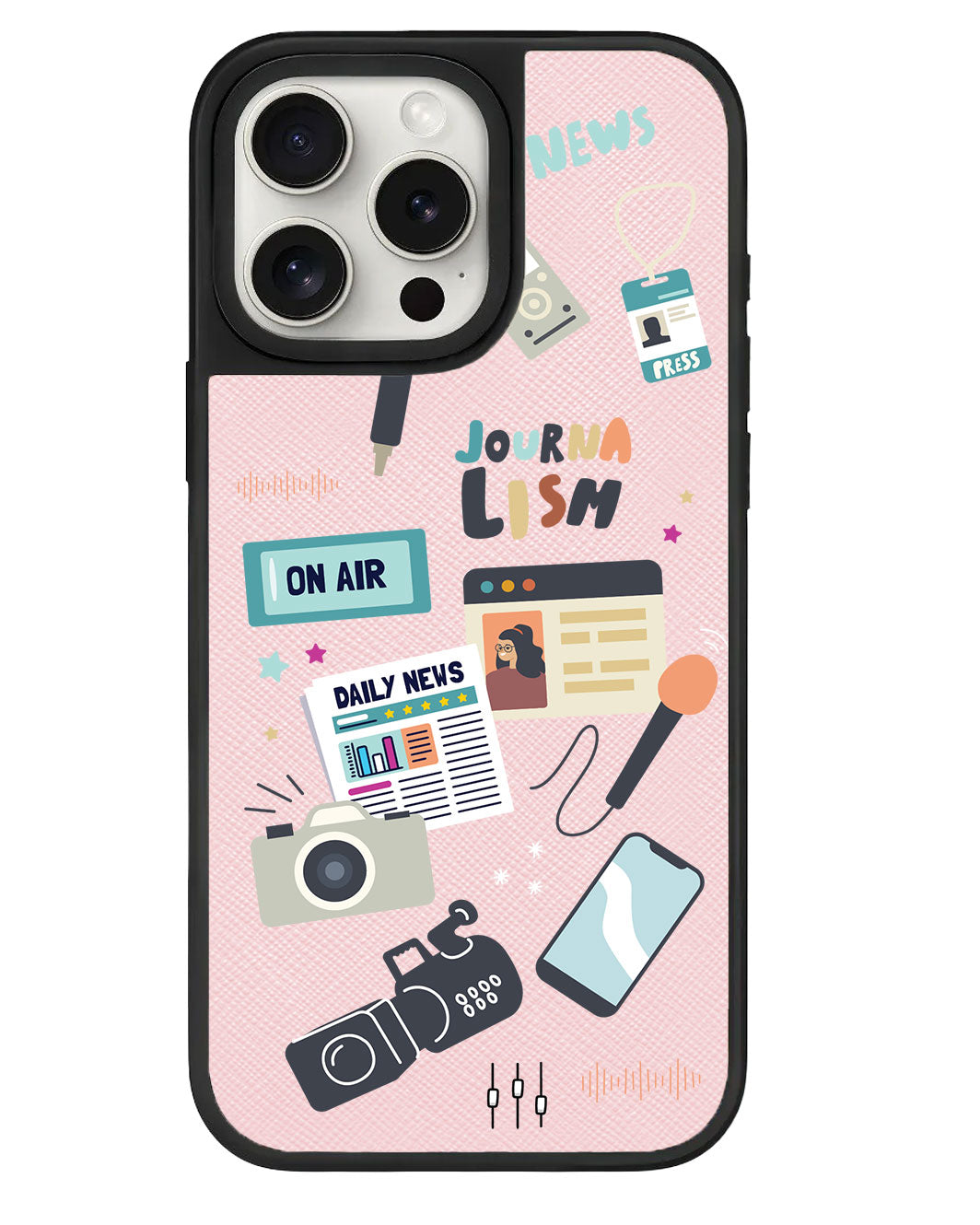 iPhone Leather Grip - Journalist