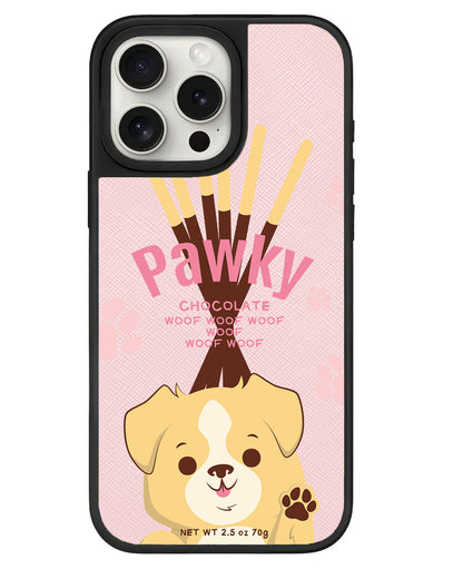 iPhone Leather Grip - Pawky Dog