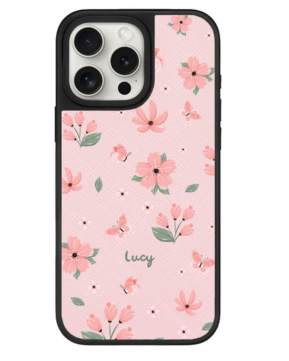 iPhone Leather Grip - Pink Delight