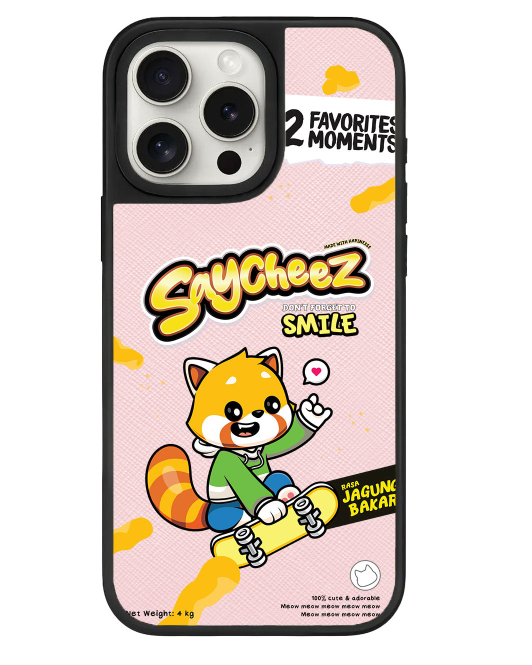 iPhone Leather Grip Case - Saycheez