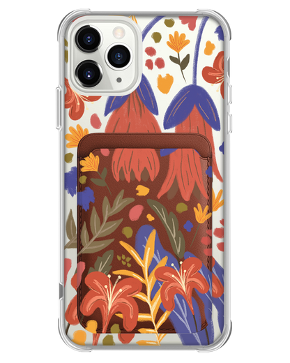iPhone Magnetic Wallet Case - Nature Lovers
