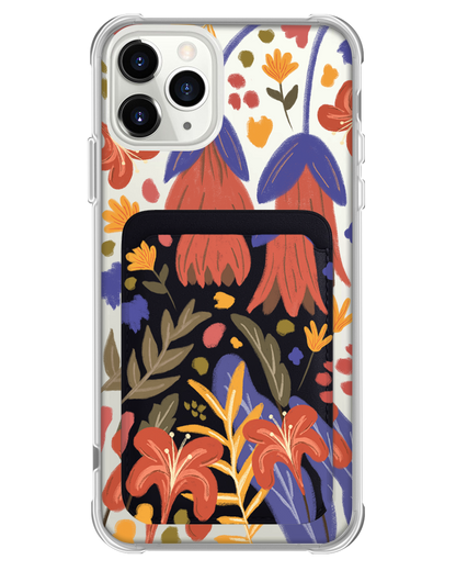 iPhone Magnetic Wallet Case - Nature Lovers