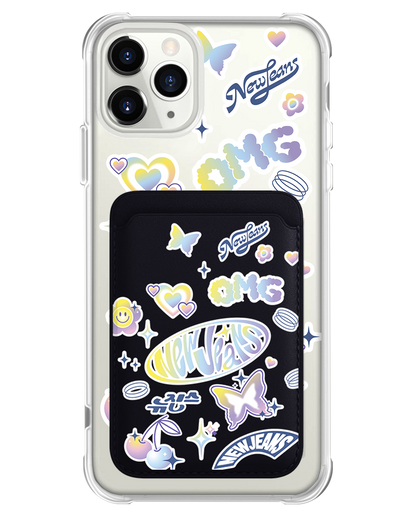 iPhone Magnetic Wallet Case - New Jeans OMG 1.0