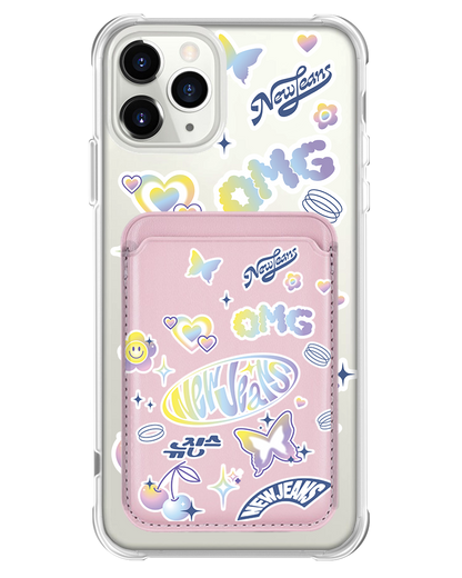 iPhone Magnetic Wallet Case - New Jeans OMG 1.0
