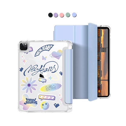 iPad Macaron Flip Cover - New Jeans OMG 2.0