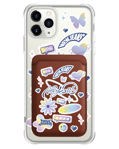 iPhone Magnetic Wallet Case - New Jeans OMG 1.0