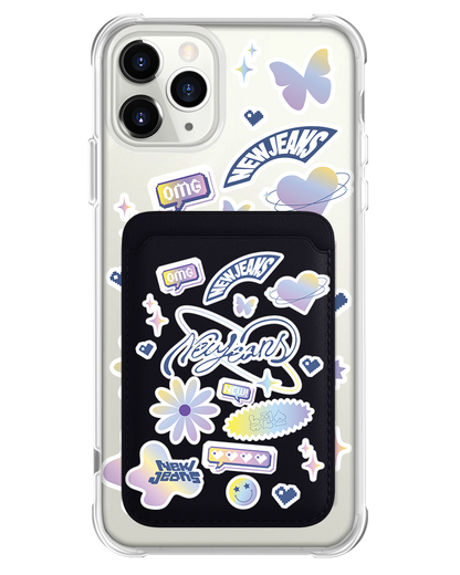 iPhone Magnetic Wallet Case - New Jeans OMG 2.0