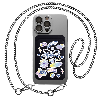iPhone Magnetic Wallet Silicone Case - New Jeans OMG 2.0
