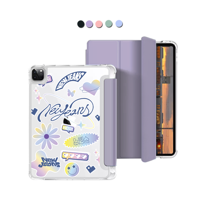 iPad Macaron Flip Cover - New Jeans OMG 2.0