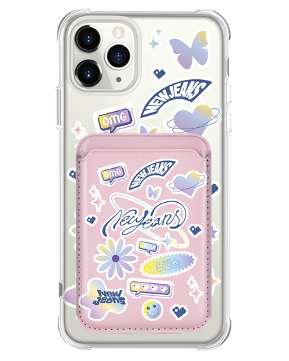 iPhone Magnetic Wallet Case - New Jeans OMG 2.0