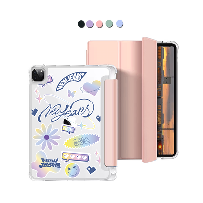 iPad Macaron Flip Cover - New Jeans OMG 2.0