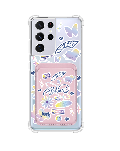 Android Magnetic Wallet Case - New Jeans OMG 2.0