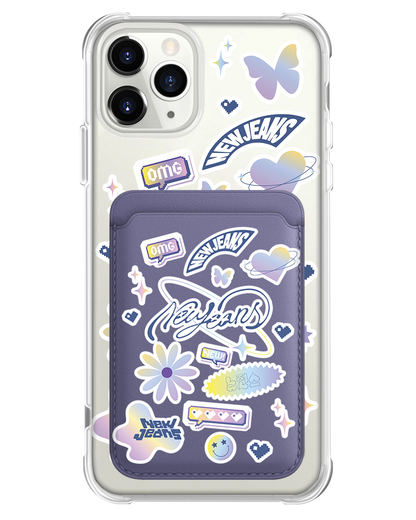 iPhone Magnetic Wallet Case - New Jeans OMG 2.0