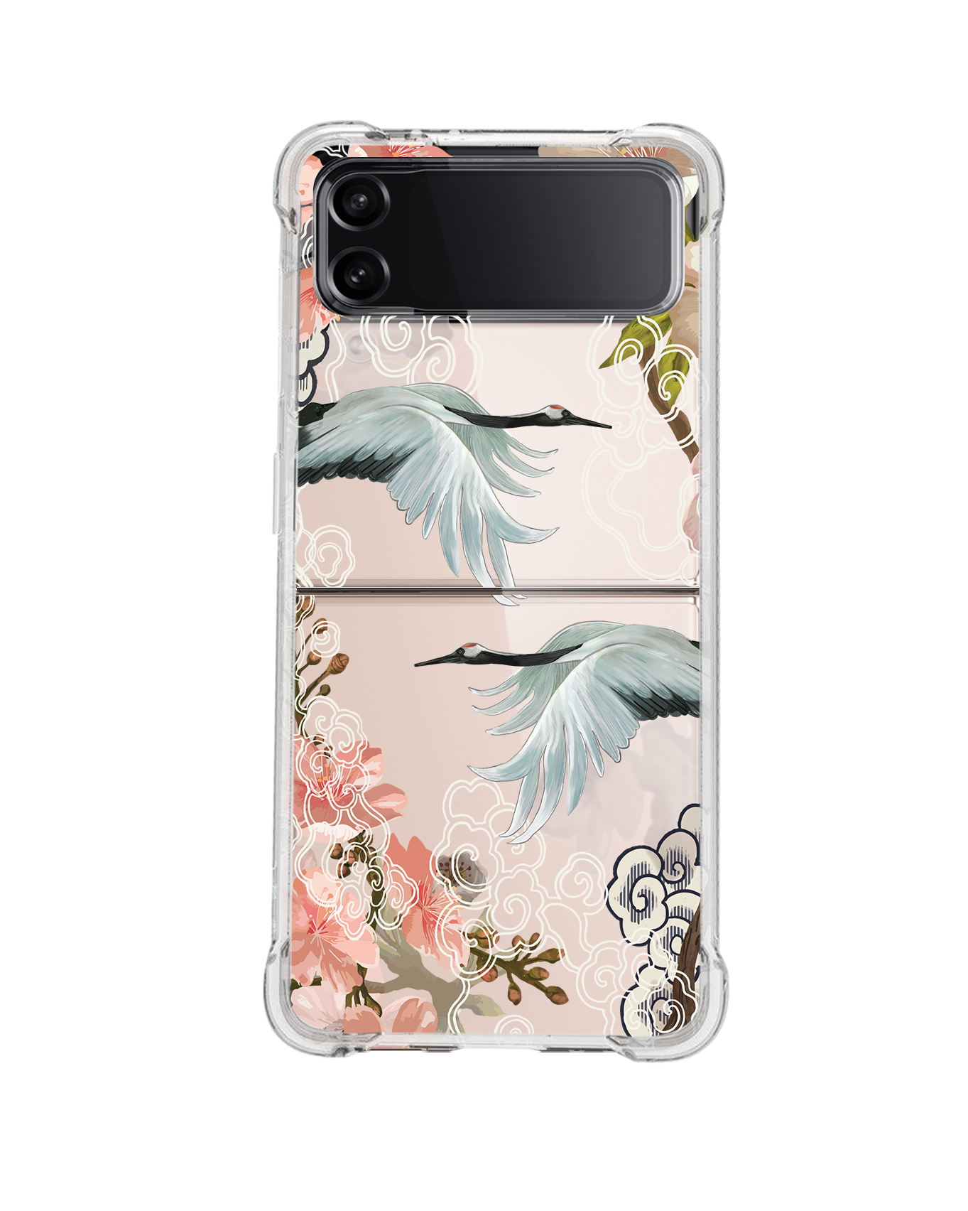 Android Flip / Fold Case - Oil Painting Birds