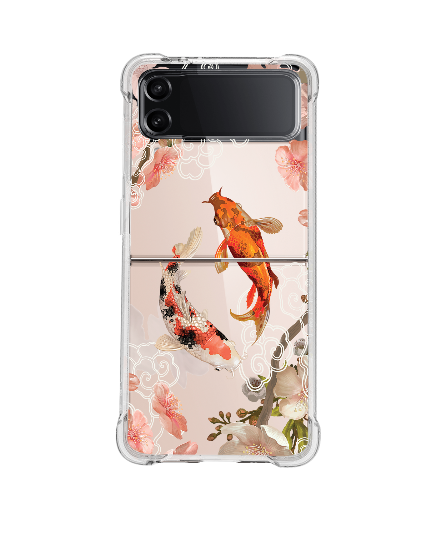 Android Flip / Fold Case - Oil Painting Koi