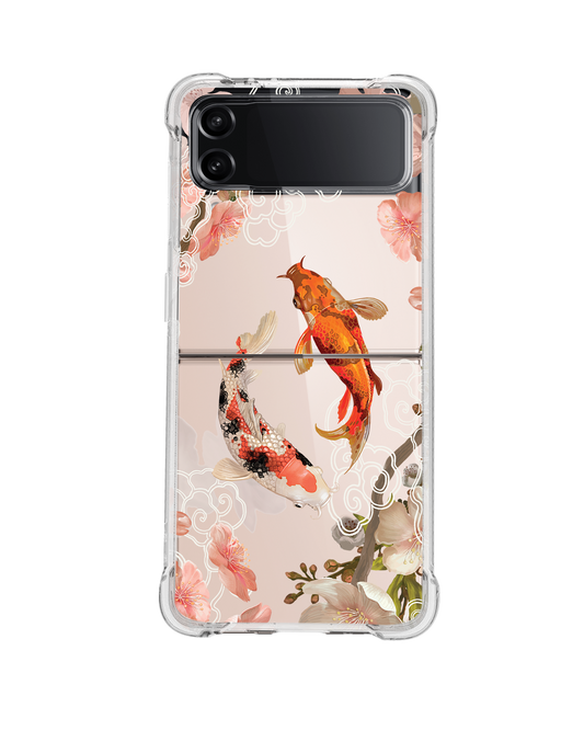 Android Flip / Fold Case - Oil Painting Koi