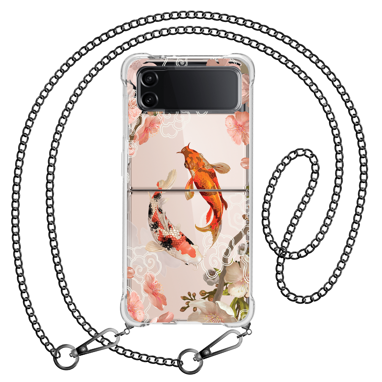 Android Flip / Fold Case - Oil Painting Koi