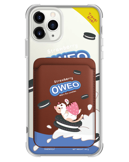 iPhone Magnetic Wallet Case - Oweo Cat
