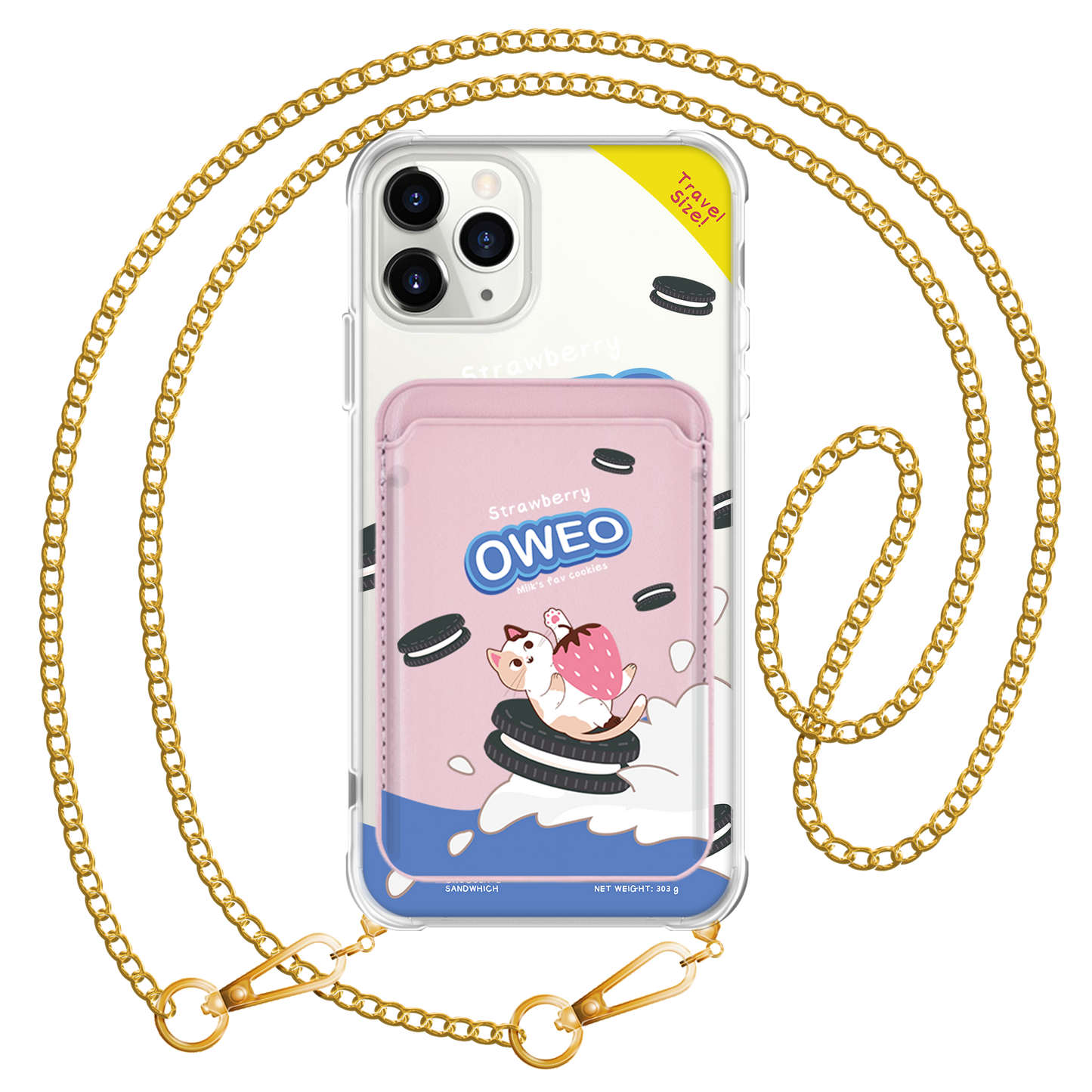 iPhone Magnetic Wallet Case - Oweo Cat