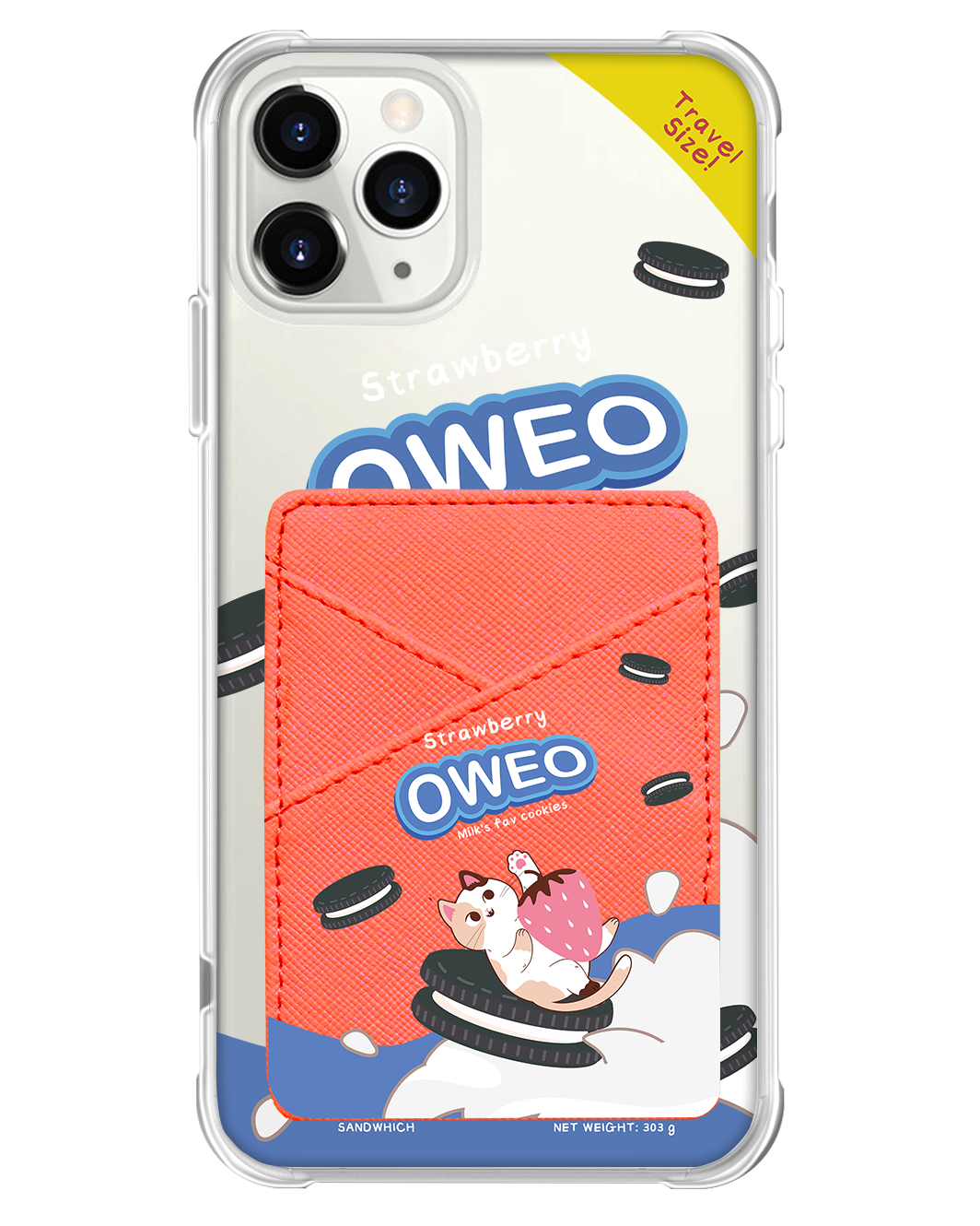 iPhone Phone Wallet Case - Oweo Cat